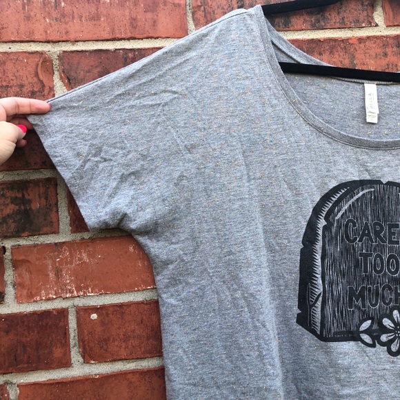 Cared Too Much Tshirt - Picture 5 of 6